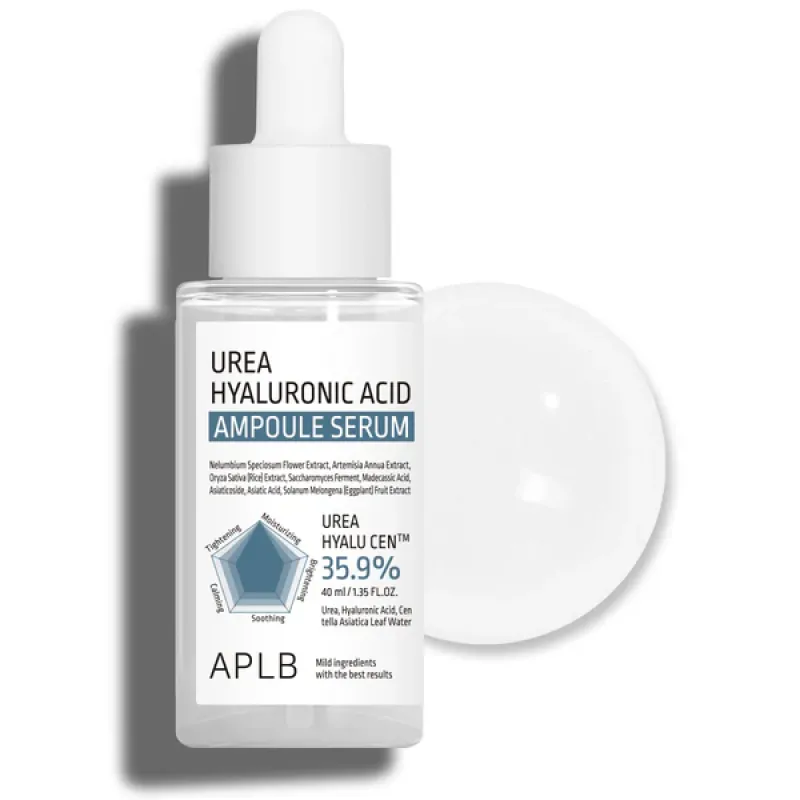 APLB Urea Hyaluronic Acid Ampoule Serum, Ενυδατικός Ορός με Ουρία & Υαλουρονικό Οξύ, 40 ml