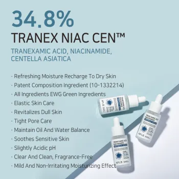 APLB Tranexamic Acid Niacinamide Ampoule Serum Λευκαντικός & Ενυδατικός Ορός προσώπου, 40 ml