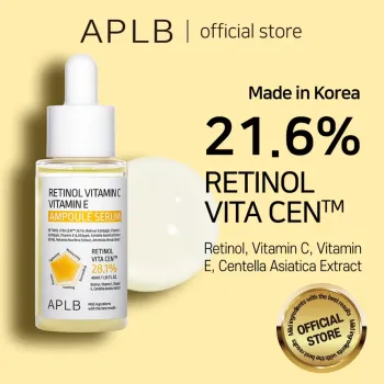 APLB Retinol Vitamin C Vitamin E Ampoule Serum, Ορός Αναγέννησης & Αντιγήρανσης με Ρετινόλη, Βιταμίνες C & E, 40 ml