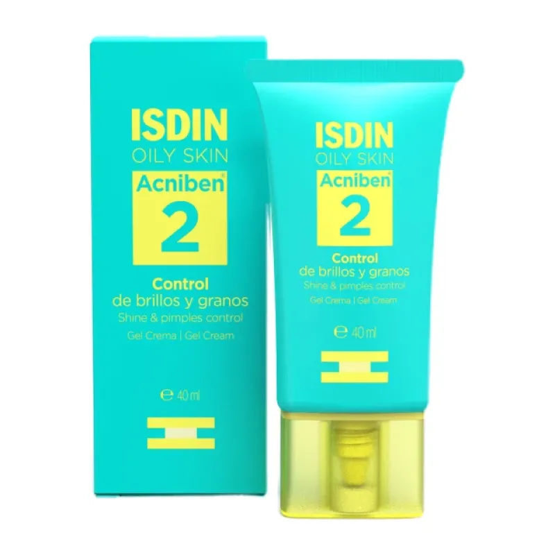 Isdin Acniben Shine & Pimples Control Κρέμα Gel Ελέγχει τη Λιπαρότητα και τα Σπυράκια 40ml