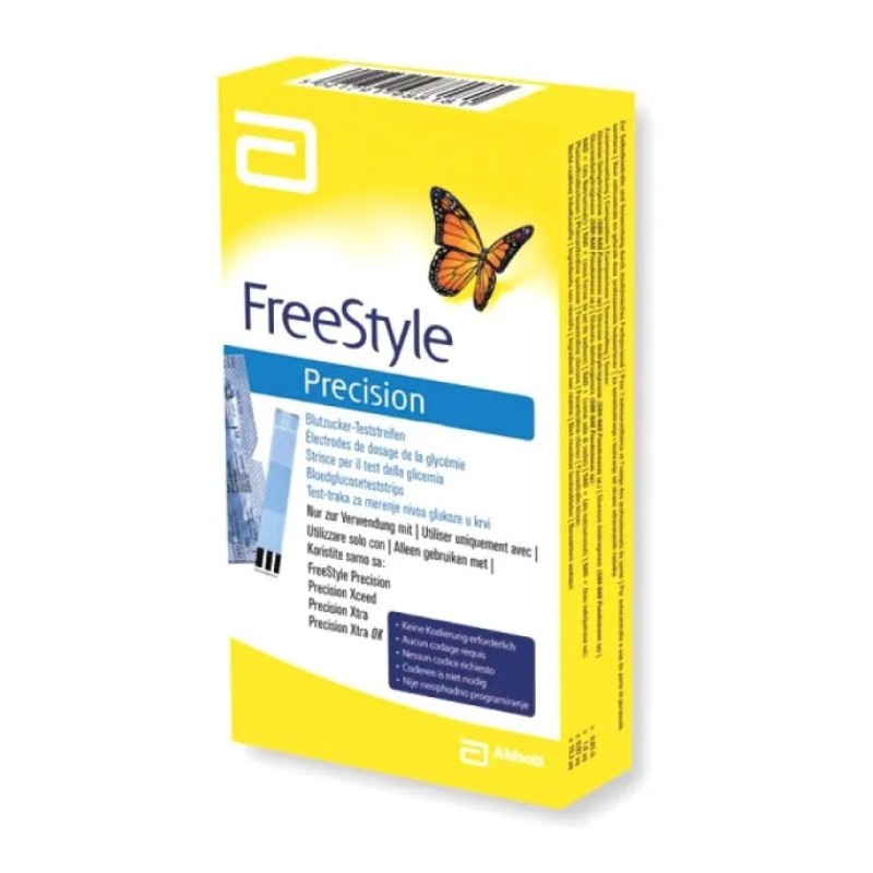 Abbott Freestyle Precision, Ταινίες Μέτρησης Σακχάρου 50 τεμάχια