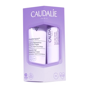 Caudalie Promo Set Vinotherapist Lip & Hand Duo Κρέμα Χεριών, Νυχιών, 30ml και Δώρο Lip Conditioner Ενυδατικό Stick Χειλιών, 4,5gr