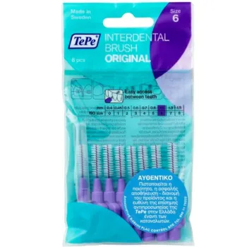 Tepe μεσοδόντια βουρτσάκια 1.1Mm Μωβ Νο6