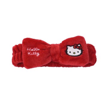Take Care Hello Kitty Plush Headband – Κορδέλα Μαλλιών για Μακιγιάζ & Καθημερινή Περιποίηση, Κόκκινη (1 τεμάχιο)