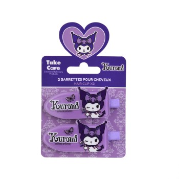 Hello Kitty & Kuromi Hair Clips – Σετ 2 Τεμαχίων, Αξεσουάρ Μαλλιών TAKE CARE