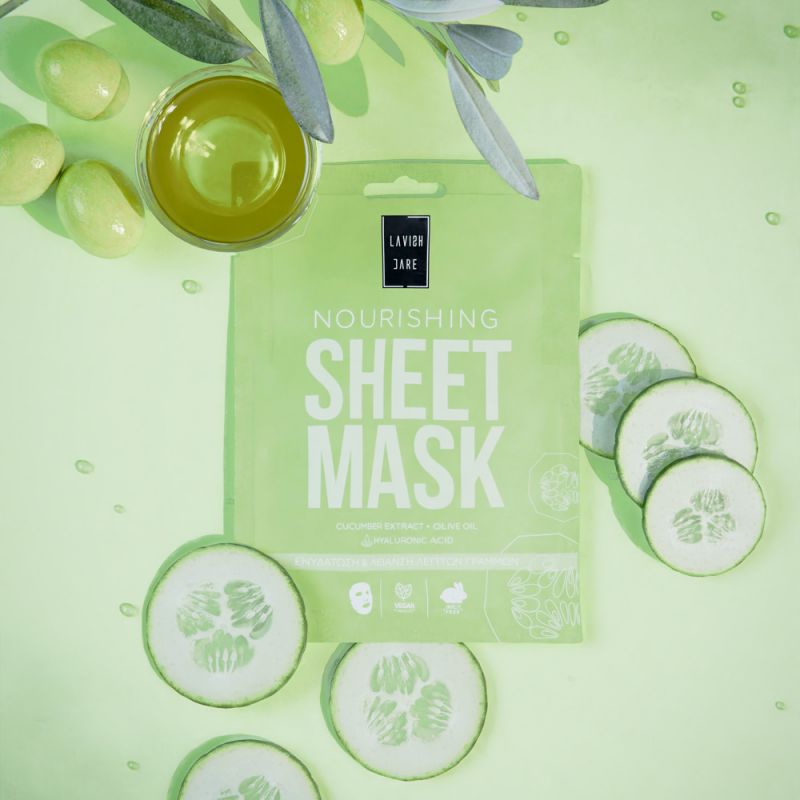 Lavish Care Nourishing Face Sheet Mask Μάσκα Προσώπου Θρέψης, 25g