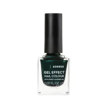 Korres Gel Effect Nail Colour No.100 Black Βερνίκι Νυχιών 11 ml