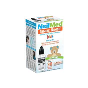 NeilMed Sinus Rinse Pediatric Kit Παιδιατρική Συσκευή Ρινικής Πλύσης, 30 φακελίσκοι