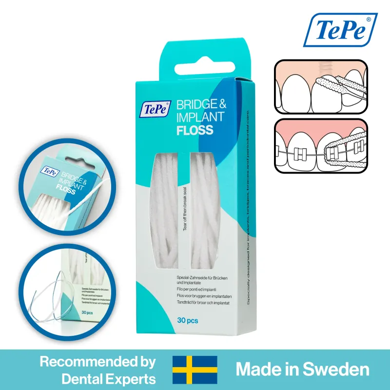 TePe Bridge & Implant Floss (30τεμ)