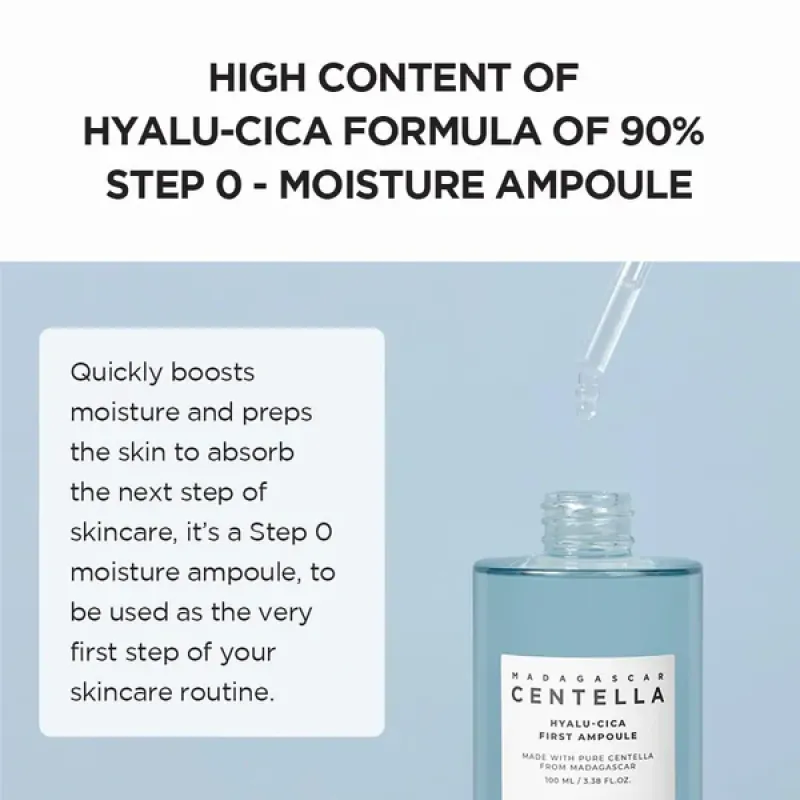 SKIN1004 Madagascar Centella Hyalu-Cica First Ampoule Ενυδατικός Ορός Προσώπου, 50ml