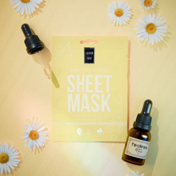 Lavish Care Mattifying Face Sheet Mask Μάσκα Προσώπου Κατά της Λιπαρότητας, 25g