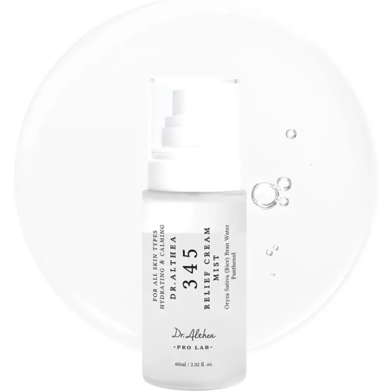 Dr.Althea  345 Relief Cream Mist 60ml,  Διφασικό Ενυδατικό & Καταπραϋντικό Mist