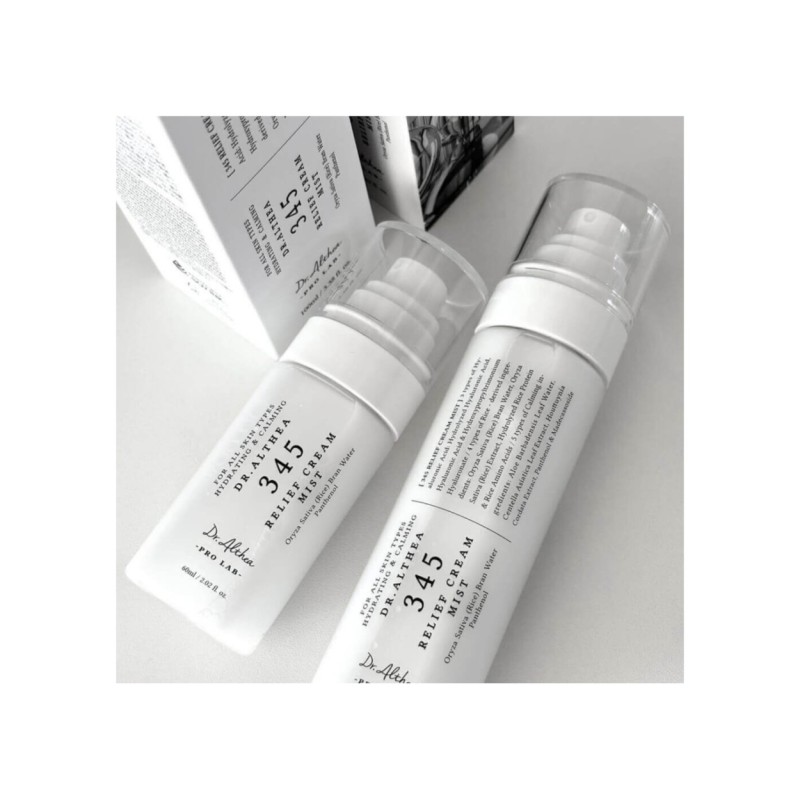 Dr.Althea  345 Relief Cream Mist 60ml,  Διφασικό Ενυδατικό & Καταπραϋντικό Mist