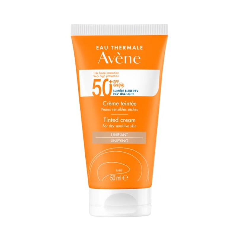 Avene Sun Cream Tinted SPF50+ Αντηλιακή Κρέμα Προσώπου με Χρώμα 50ml