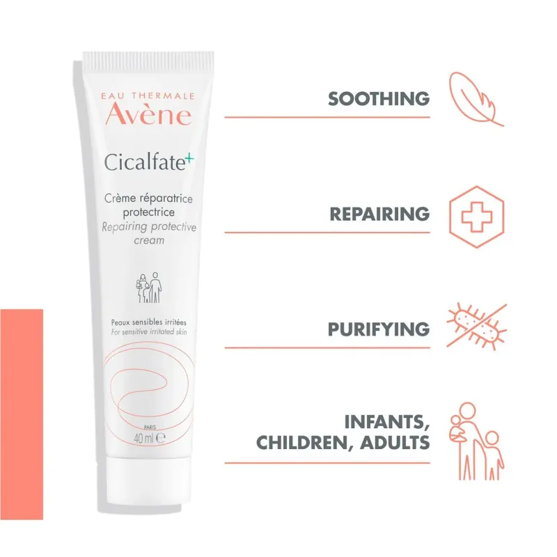 Avène Cicalfate + Επανορθωτική Προστατευτική Κρέμα 40ml