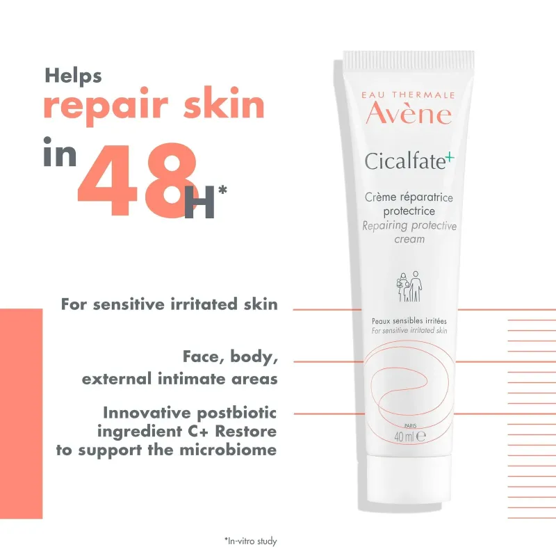 Avene Cicalfate+ Repairing Protective Επανορθωτική Προστατευτική Κρέμα, 100ml
