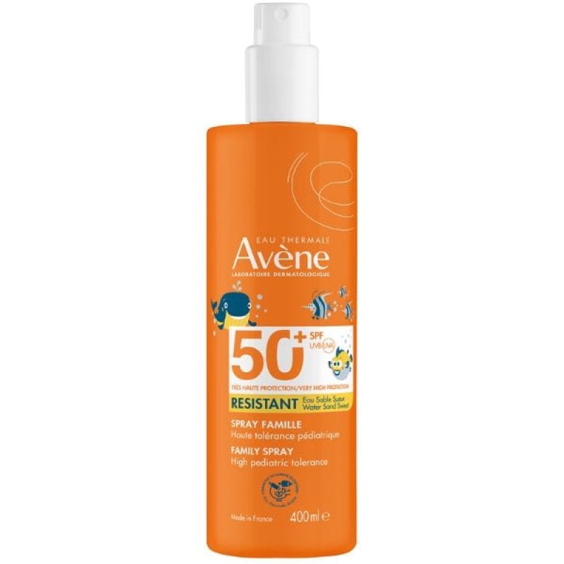 Avene Eau Thermale Kids Sunscreen Spray SPF50+ – Παιδικό Αντηλιακό Σπρέι Πολύ Υψηλής Προστασίας για Πρόσωπο & Σώμα 200ml
