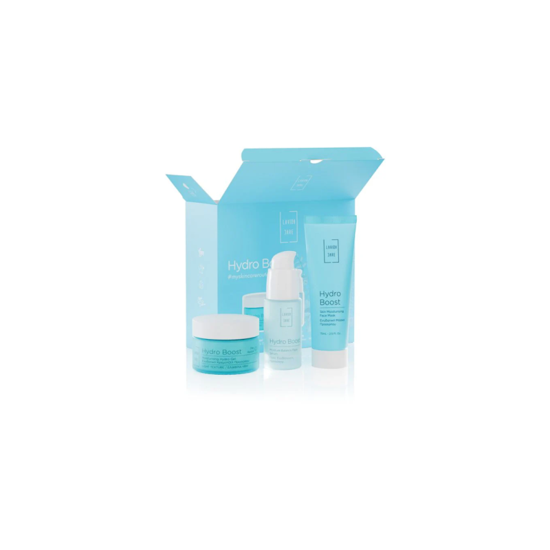 Lavish Care Skin Care Essentials Triplet Hydro Boost Σετ Περιποίησης με Moisturising Hydro-Gel Ενυδατική Κρέμα, 50ml, Skin Moisturising Face Mask Μάσκα Προσώπου, 75ml & Moisture Balance Face Serum Ορός Προσώπου, 30ml, 1σετ