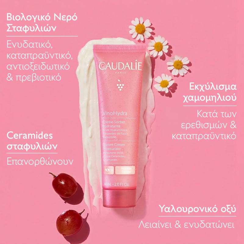Caudalie VinoHydra Sorbet Cream Moisturizer (60ml)