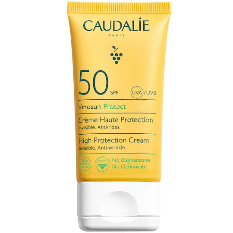 Caudalie Vinosun Protect Very High Protection CreamSPF50+, Αντιηλιακή Κρέμα Προσώπου, 50ml