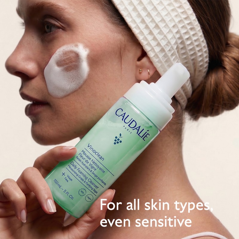 Caudalie  Vinoclean Instant Foaming Cleanser Duo - 150 mL 
