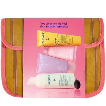 Caudalie Your Summer Essentials Pouch x Maria de la Orden , Σετ Περιποίησης Προσώπου & Σώματος 4τμχ