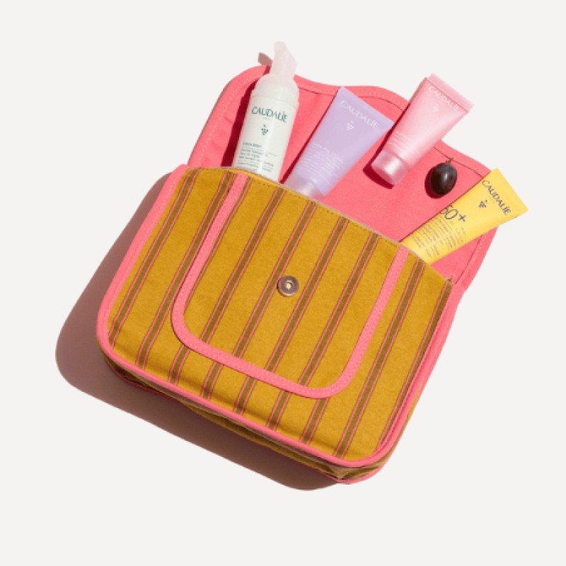 Caudalie Your Summer Essentials Pouch x Maria de la Orden , Σετ Περιποίησης Προσώπου & Σώματος 4τμχ