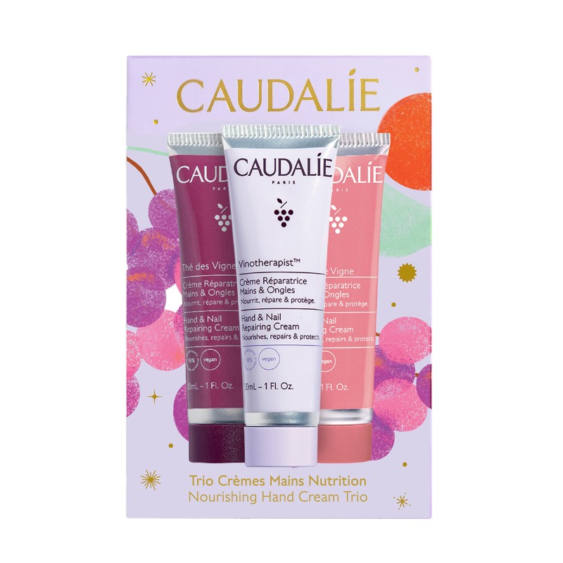 Caudalie Nourishing Hand Cream Trio Gift Set (1 Σετ)
