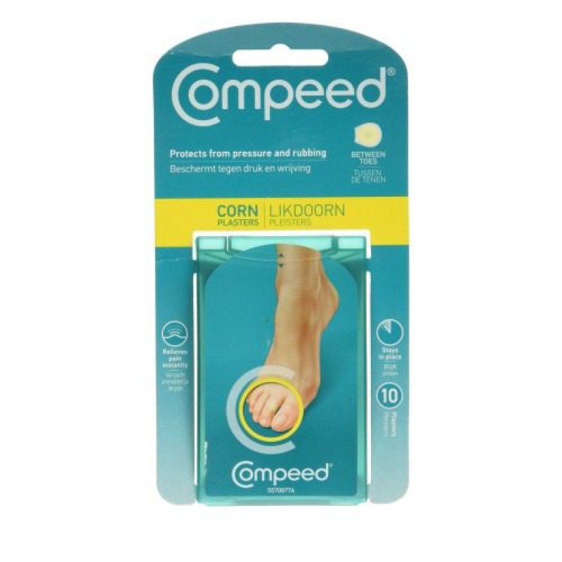 Compeed Επιθέματα Για Κάλους Ανάμεσα Στα Δάχτυλα Των Ποδιών, 10 τεμάχια