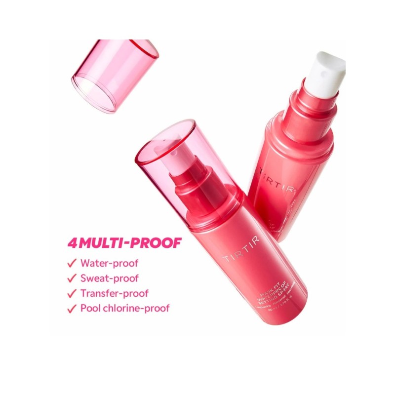 TIRTIR Mask Fit Waterproof Setting Spray Υψηλής Απόδοσης Σταθεροποιητικό Μακιγιάζ, 80 ml