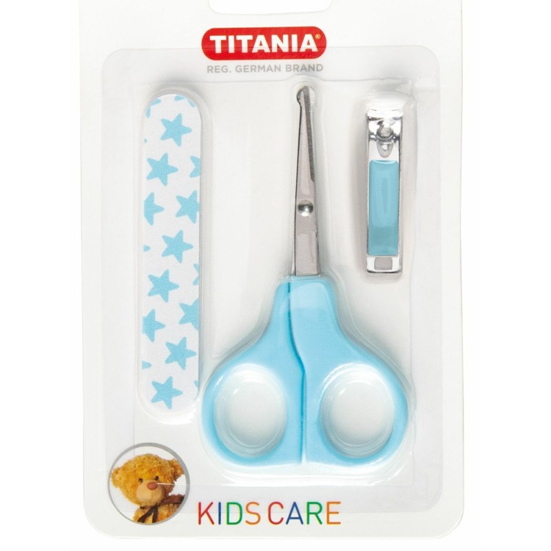Titania Baby Manicure Set Baby Scissors Baby Nail Clipper Sand Nail File
