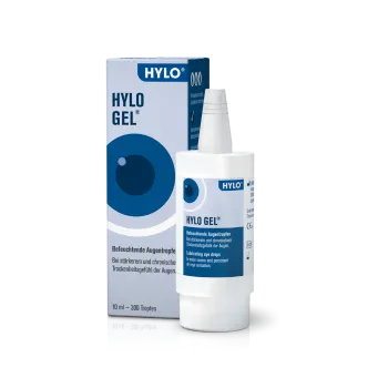 Hylo Gel Λιπαντικές Οφθαλμικές Σταγόνες με υαλουρονικό οξύ κατά της ξηροφθαλμίας, 10ml 
