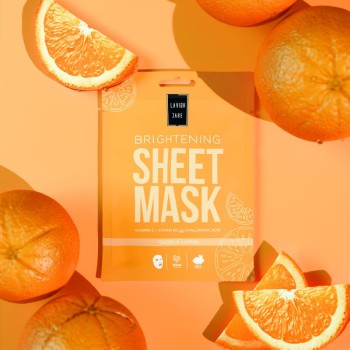 Lavish Care Brightening Face Sheet Mask Μάσκα Προσώπου με βιταμίνη C, 25g