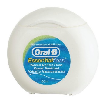 Oral-B Dental Floss Wax Οδοντικό Νήμα Κυρωμένο 50m