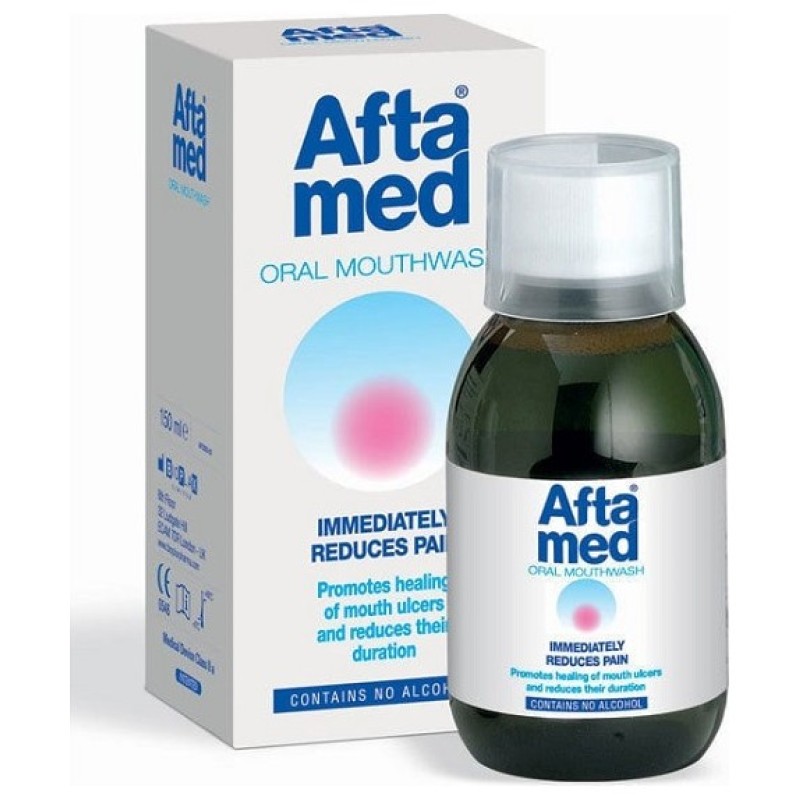 Aftamed Mouthwash Στοματικό Διάλυμα για Πολλαπλές Άφθες & Πρόληψη 150ml