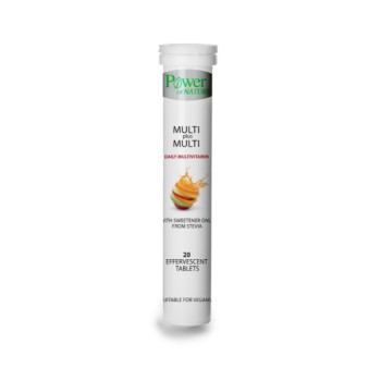 Power Health Multi + Multi με Στέβια 20 αναβράζοντα δισκία