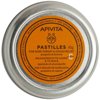 Apivita Pastilles Πρόπολη Γλυκόριζα Κουτί 45 g