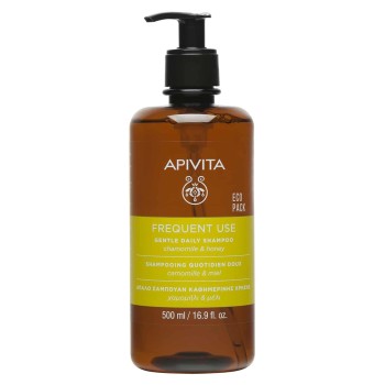 Apivita Daily Shampoo, Σαμπουάν Καθημερινής Χρήσης με Χαμομήλι & Μέλι 500ml
