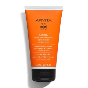 Apivita Shine & Revitalizing Conditioner με Πορτοκάλι και Μέλι 150ml