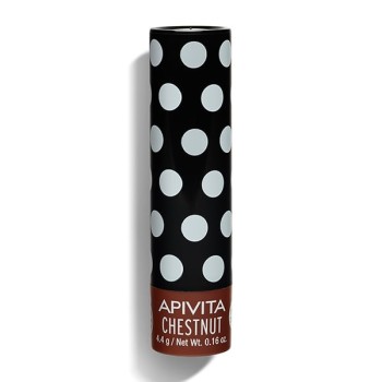 Apivita Lip Care Chestnut Κάστανο, Ελαφριά Σοκολατί Απόχρωση 4.4gr