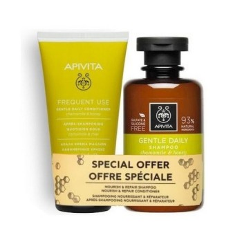 Apivita Set Σαμπουάν 250 ml & Κρεμά 150 ml Για Καθημερινή Χρήση 