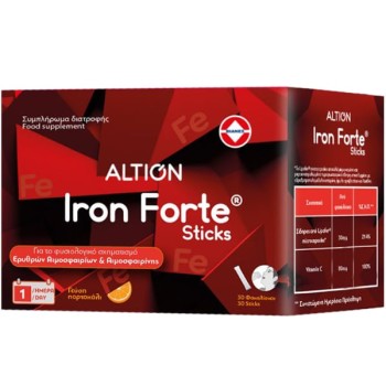 Altion Iron Forte Ενίσχυση Σιδήρου για Ενέργεια & Τόνωση 30 φακελίσκοι