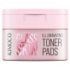Kimoco Glass Skin Illuminating Toner Pads – Εμποτισμένα Δισκία Τόνωσης, Λάμψης & Κατά των Δυσχρωμιών 60 τεμάχια