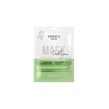 Kimoco Beauty Collagen Sheet Mask – Κορεάτικη Υφασμάτινη Μάσκα Προσώπου για Ανάπλαση & Απαλότητα 23ml