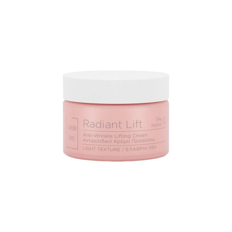 Lavish Care Radiant Lift Anti-wrinkle Lifting Cream Light Texture Αντιρυτιδική Κρέμα Προσώπου Ελαφριά Υφή 50ml