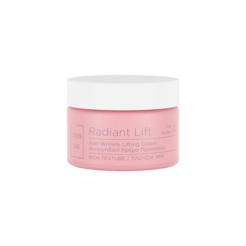 Lavish Care Radiant Lift Anti-Wrinkle Lifting Cream Rich Texture Αντιρυτιδική Κρέμα Προσώπου Πλούσια Υφή 50 ml