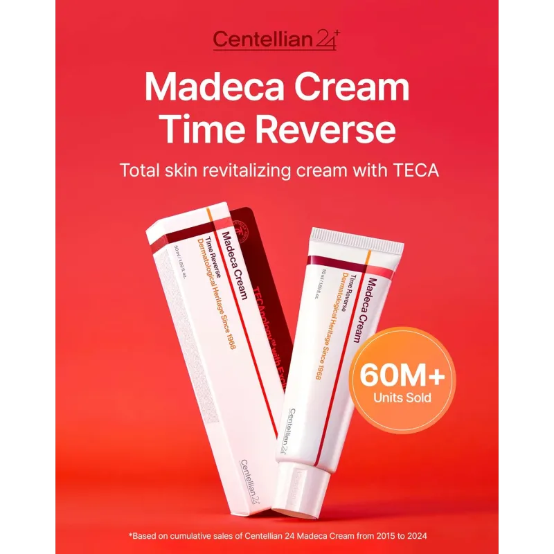 Centellian24  Madeca Cream Time Reverse, Αντιγηραντική Κρέμα Ολικής Επανόρθωσης, 50 ml