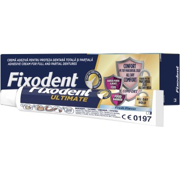 Fixodent Ultimate Fresh Στερεωτική Κρέμα Τεχνητής Οδοντοστοιχίας για την Προστασία των Ούλων 40g