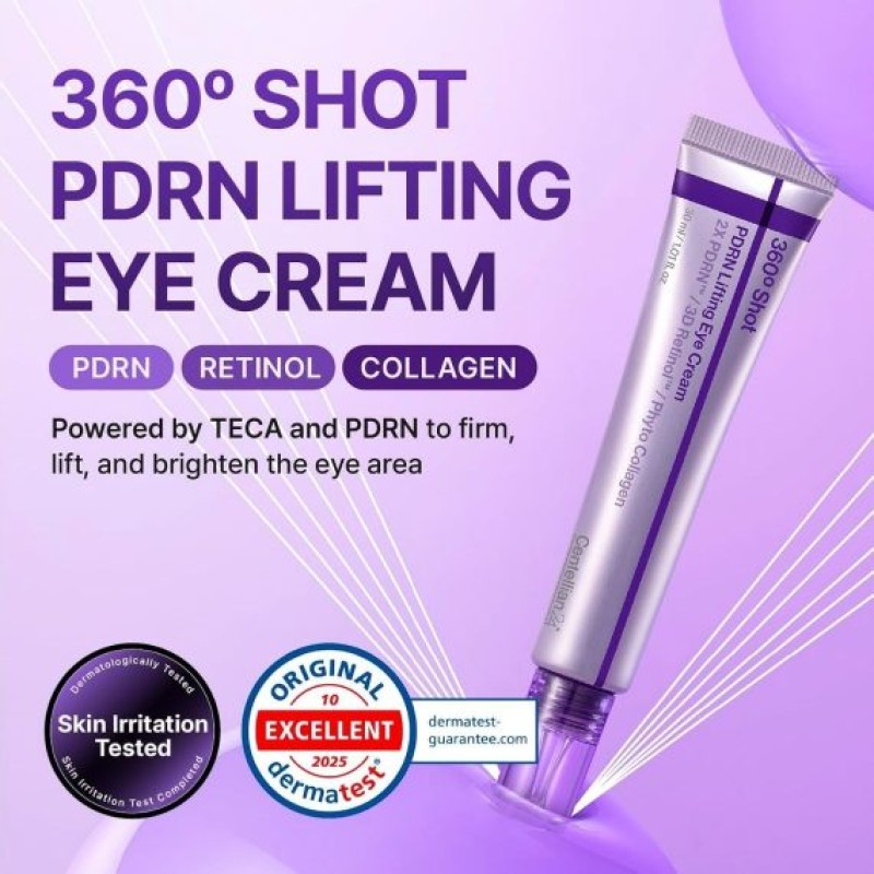Centellian24 360º Shot PDRN Lifting Eye Cream, Συσφικτική Κρέμα Ματιών με PDRN, Ρετινόλη & Κολλαγόνο Κρέμα Ματιών, 30 ml
