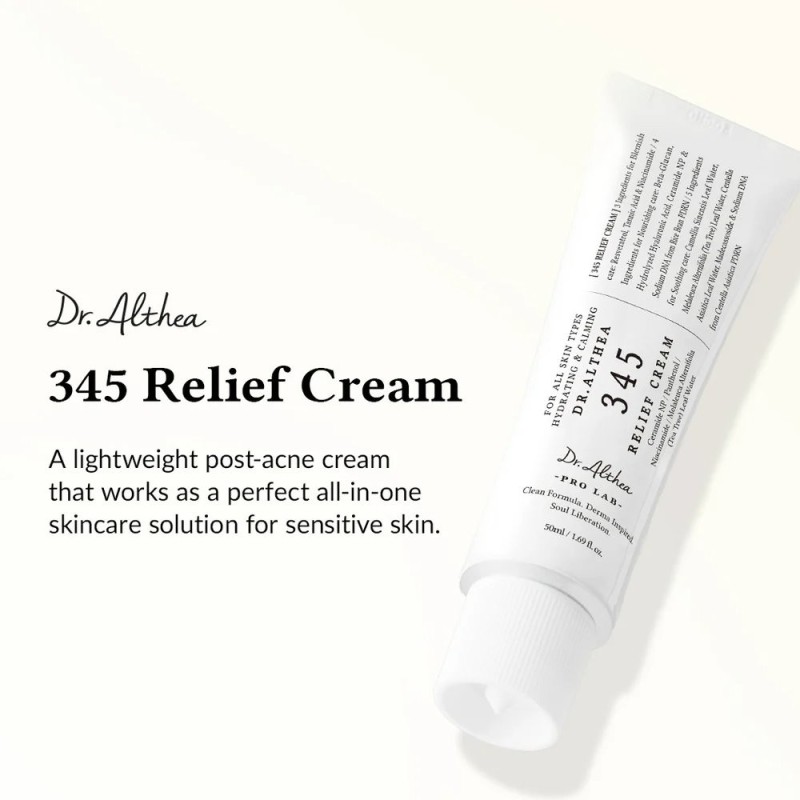 Dr. Althea 345 Relief Cream, Καταπραϋντική, αντιγηραντική κρέμα, 50ml